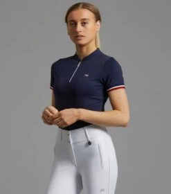 Allegra Ladies Short Sleeve Riding Top