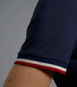 Allegra Ladies Short Sleeve Riding Top -Premier Equine allegra top navy 6