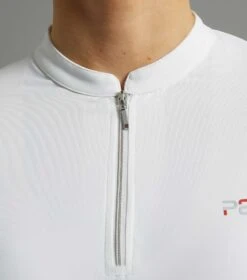 Allegra Ladies Short Sleeve Riding Top -Premier Equine allegra top white 4