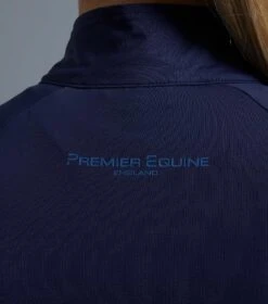Aura Ladies Short Sleeve Riding Top 31 Aura Ladies Short Sleeve Riding Top -Premier Equine aura top navy 6