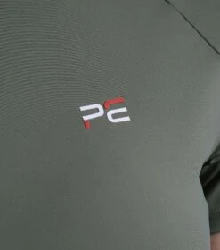 Aura Ladies Short Sleeve Riding Top 24 Aura Ladies Short Sleeve Riding Top -Premier Equine aura top olive 5