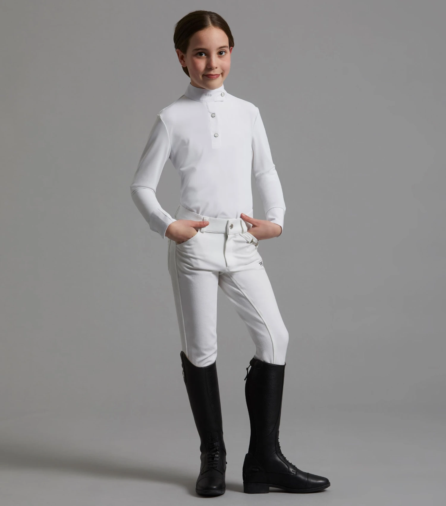 Brava Girls Full Seat Gel Competition Riding Breeches 3 Brava Girls Full Seat Gel Competition Riding Breeches