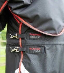 Buster 420g Turnout Rug With Classic Neck Cover 19 Buster 420g Turnout Rug With Classic Neck Cover -Premier Equine buster 420g turnout rug with classic neck cover 209750blk 159176