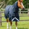 Buster Storm 90g Combo Turnout Rug With Classic Neck 1 Buster Storm 90g Combo Turnout Rug With Classic Neck -Premier Equine buster storm 90 navy 1