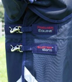 Buster Storm 90g Combo Turnout Rug With Classic Neck 9 Buster Storm 90g Combo Turnout Rug With Classic Neck -Premier Equine buster storm 90 navy 4