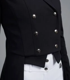 Capriole Ladies Short Tail Dressage Jacket -Premier Equine capriole competition jacket black 4
