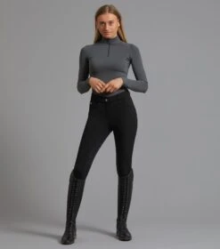 Cassa Ladies Full Seat Gel Riding Breeches 31 Cassa Ladies Full Seat Gel Riding Breeches -Premier Equine cassa ladies breeches black 2