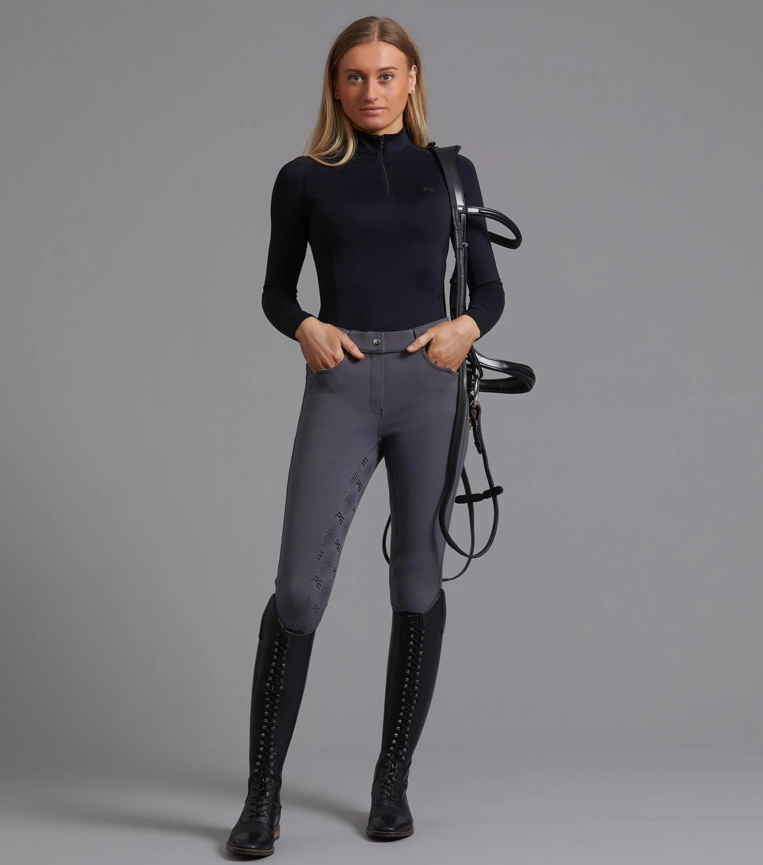 Cassa Ladies Full Seat Gel Riding Breeches 7 Cassa Ladies Full Seat Gel Riding Breeches - Image 5