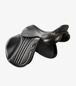 Chamonix Leather Close Contact Jump Saddle -Premier Equine chamonix leather close contact jump saddle 8511165blk 165312