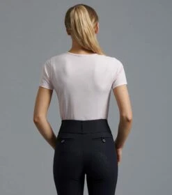 Chiaro Ladies Cotton Riding T-Shirt 28 Chiaro Ladies Cotton Riding T-Shirt -Premier Equine chiaro t shirt pink 3