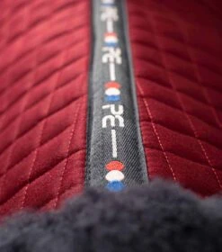 Close Contact Merino Wool European Saddle Pad - Dressage Square -Premier Equine close contact merino wool european saddle pad dressage square 3010brgn 381569