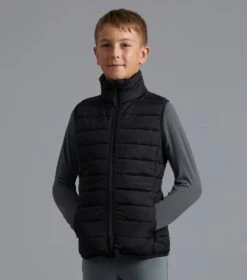 Dante Junior Unisex Gilet -Premier Equine dante junior gilet black 1