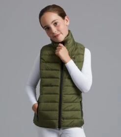 Dante Junior Unisex Gilet -Premier Equine dante junior gilet green 1