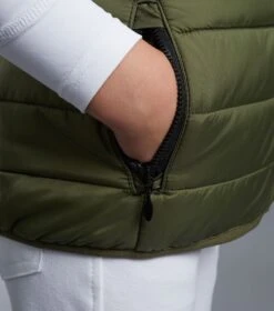 Dante Junior Unisex Gilet -Premier Equine dante junior gilet green 6