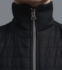 Mini Elena Girl's Hybrid Riding Jacket -Premier Equine elena kids hybrid technical jacket black 4