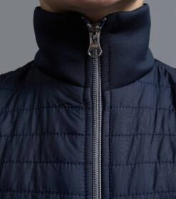 Mini Elena Girl's Hybrid Riding Jacket -Premier Equine elena kids hybrid technical jacket navy 4