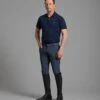 Emilio Men's Gel Knee Riding Breeches 1 Emilio Men's Gel Knee Riding Breeches -Premier Equine emilio mens breeches navy 1