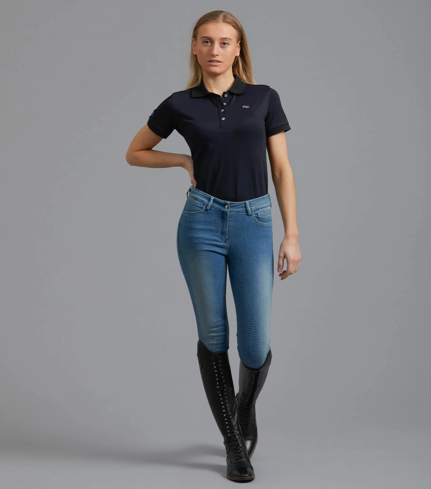 Gina Ladies Full Seat Denim Breeches 3 Gina Ladies Full Seat Denim Breeches