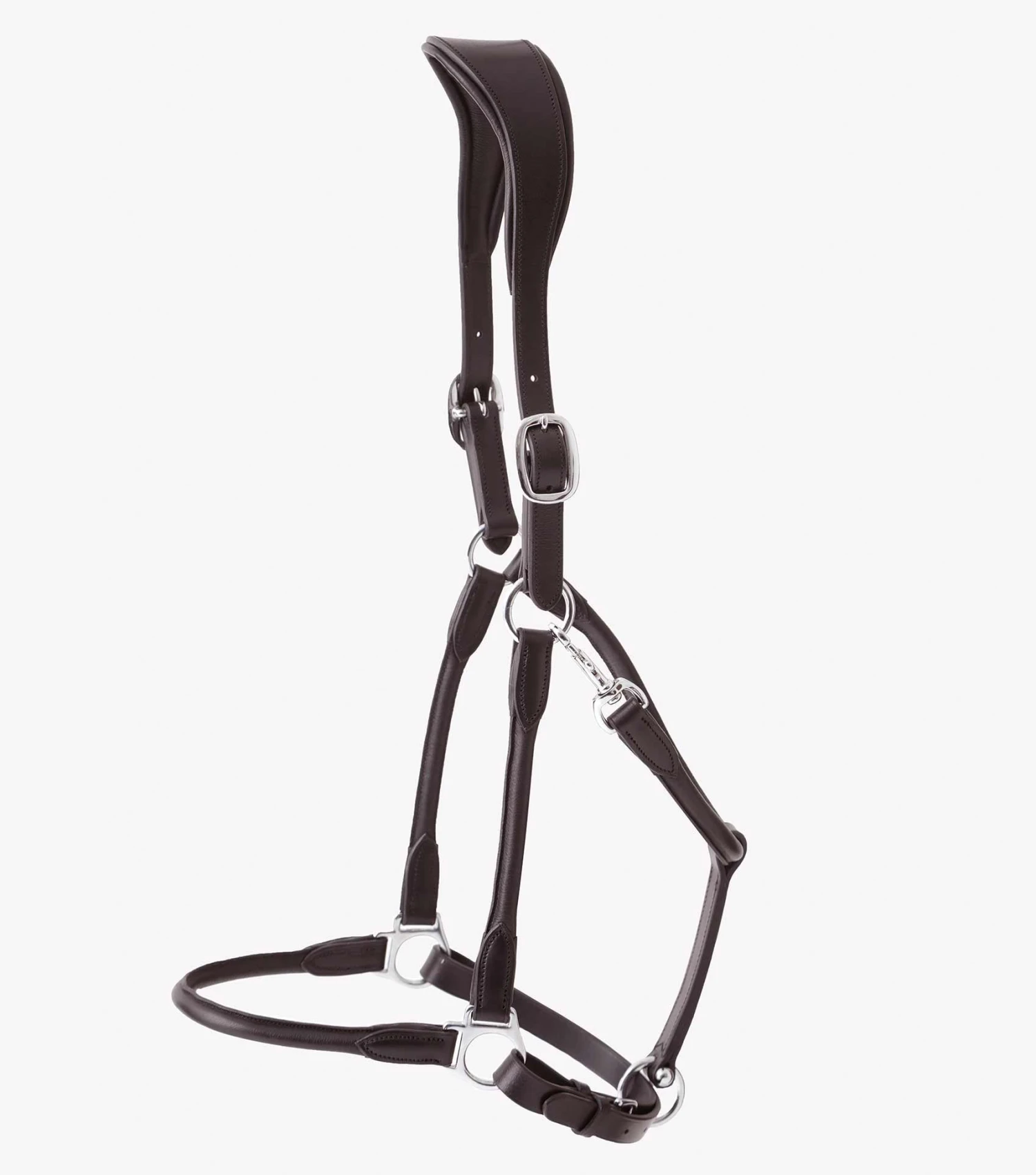 Hennaroso Rolled Anatomic Leather Head Collar 4 Hennaroso Rolled Anatomic Leather Head Collar - Image 2