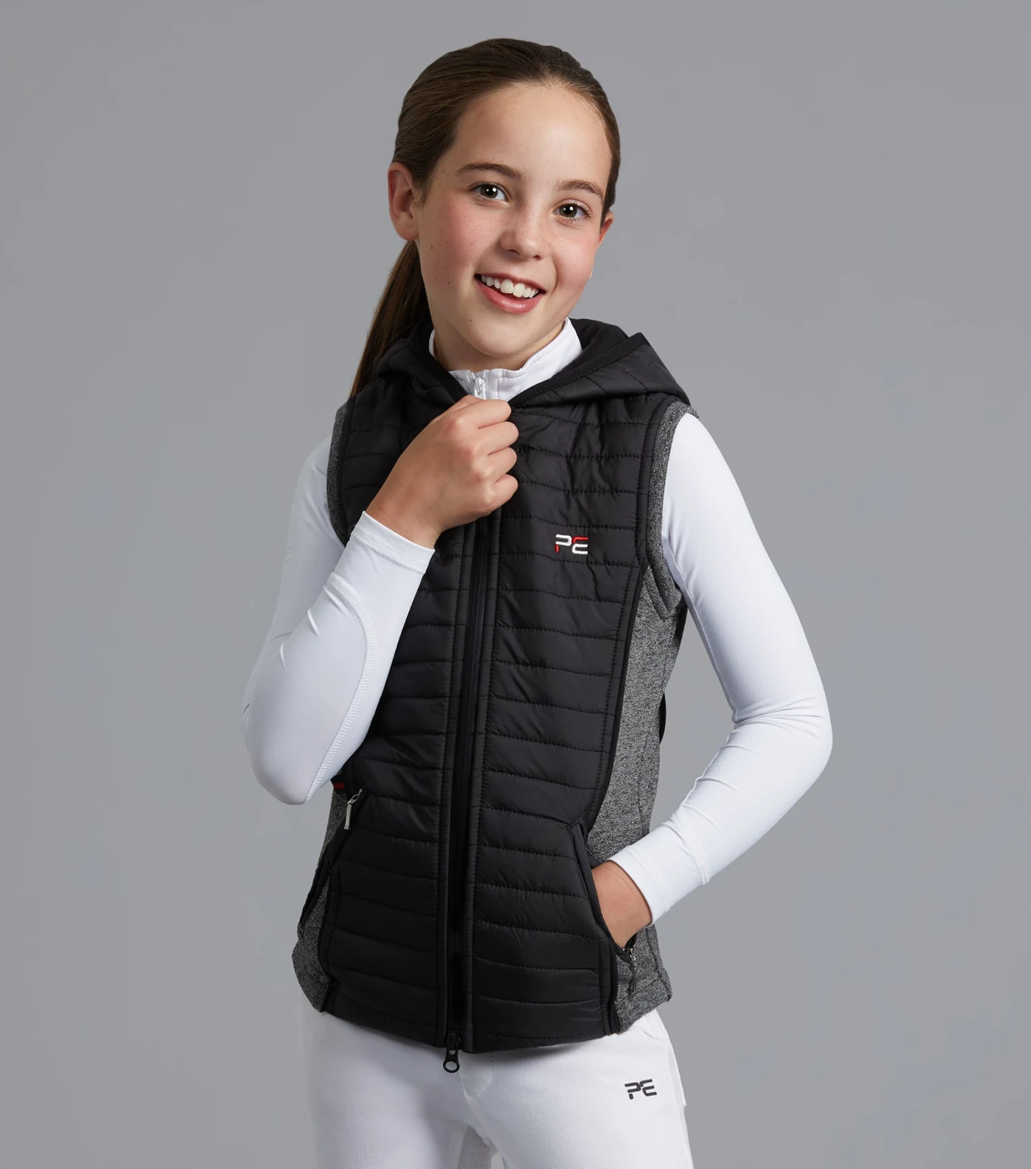 Mini Lamera Girl's Hybrid Riding Gilet 3 Mini Lamera Girl's Hybrid Riding Gilet