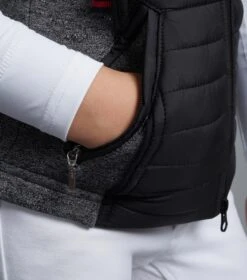 Mini Lamera Girl's Hybrid Riding Gilet 18 Mini Lamera Girl's Hybrid Riding Gilet -Premier Equine lamera kids gilet black 5