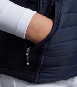 Mini Lamera Girl's Hybrid Riding Gilet 25 Mini Lamera Girl's Hybrid Riding Gilet -Premier Equine lamera kids gilet navy 6