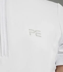 Maria Girls Diamanté Show Shirt -Premier Equine maria kids competition shirt white 4