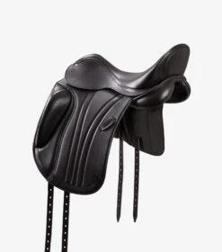 Marseille Leather Monoflap Dressage Saddle -Premier Equine marseille leather monoflap dressage saddle 8509165blk 237748