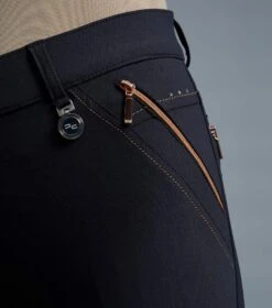 Milliania Ladies Full Seat Gel Riding Breeches -Premier Equine milliania ladies breeches black 5