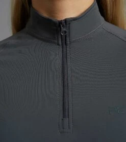 Ombretta Ladies Technical Riding Top -Premier Equine ombretta base layer grey 3