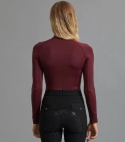 Ombretta Ladies Technical Riding Top -Premier Equine ombretta base layer wine 2