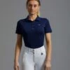 PE Ladies Team Polo Shirt -Premier Equine pe polo shirt navy 1