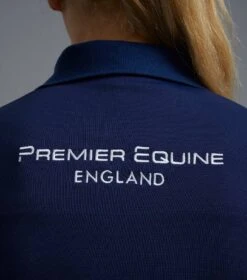 PE Ladies Team Polo Shirt -Premier Equine pe polo shirt navy 4