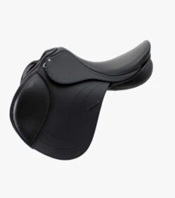 Prideaux Synthetic Close Contact Jump Saddle -Premier Equine prideaux synthetic close contact jump saddle 8507165blk 818186