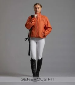 Pro Rider Unisex Waterproof Riding Jacket -Premier Equine pro rider jacket orange 2