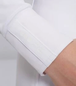 Rossini Girls Lycra Show Shirt -Premier Equine rossini kids competition shirt white 4