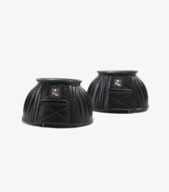 Rubber Bell Over Reach Boots -Premier Equine rubber bell over reach boots 1043sblk 115325