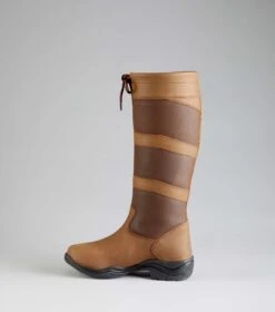 Vallenia Ladies Waterproof Country Boot -Premier Equine vallenia country boot brown 3