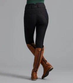 Virtue Ladies Full Seat Gel Riding Breeches 31 Virtue Ladies Full Seat Gel Riding Breeches -Premier Equine virtue ladies breeches black4