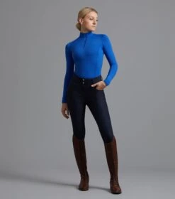 Virtue Ladies Full Seat Gel Riding Breeches 34 Virtue Ladies Full Seat Gel Riding Breeches -Premier Equine virtue ladies breeches navy 1