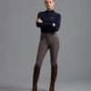 Virtue Ladies Full Seat Gel Riding Breeches -Premier Equine virtue ladies breeches walnut1