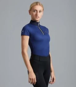 Amia Ladies Technical Short Sleeve Riding Top -Premier Equine web 6 v2